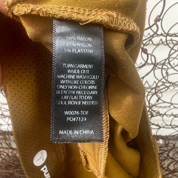 Betabrand olive green brown yoga pants slacks  style number W0076 – TOF LG PETIT - Picture 5 of 5